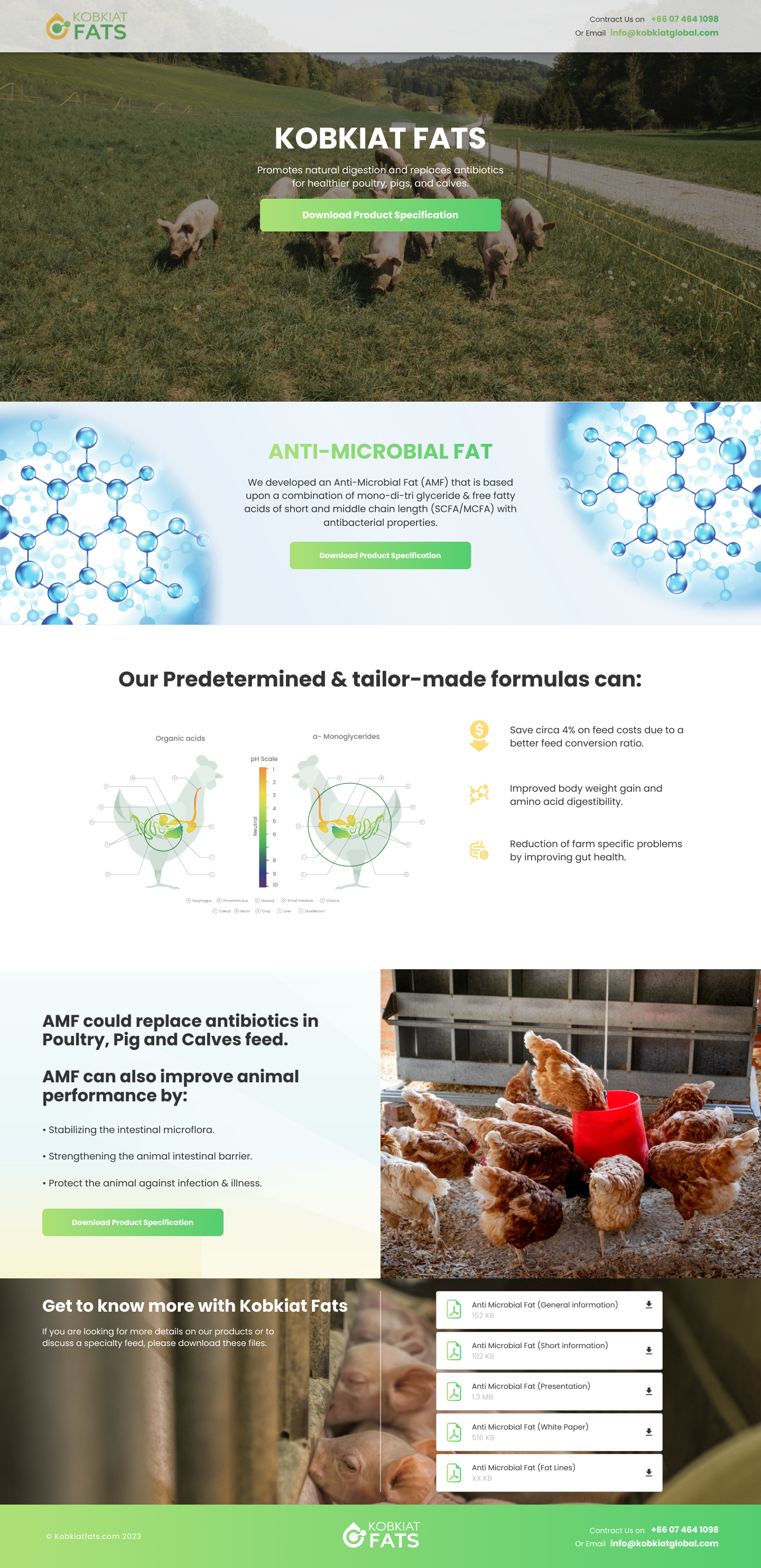 Kobkiat Fats landing page